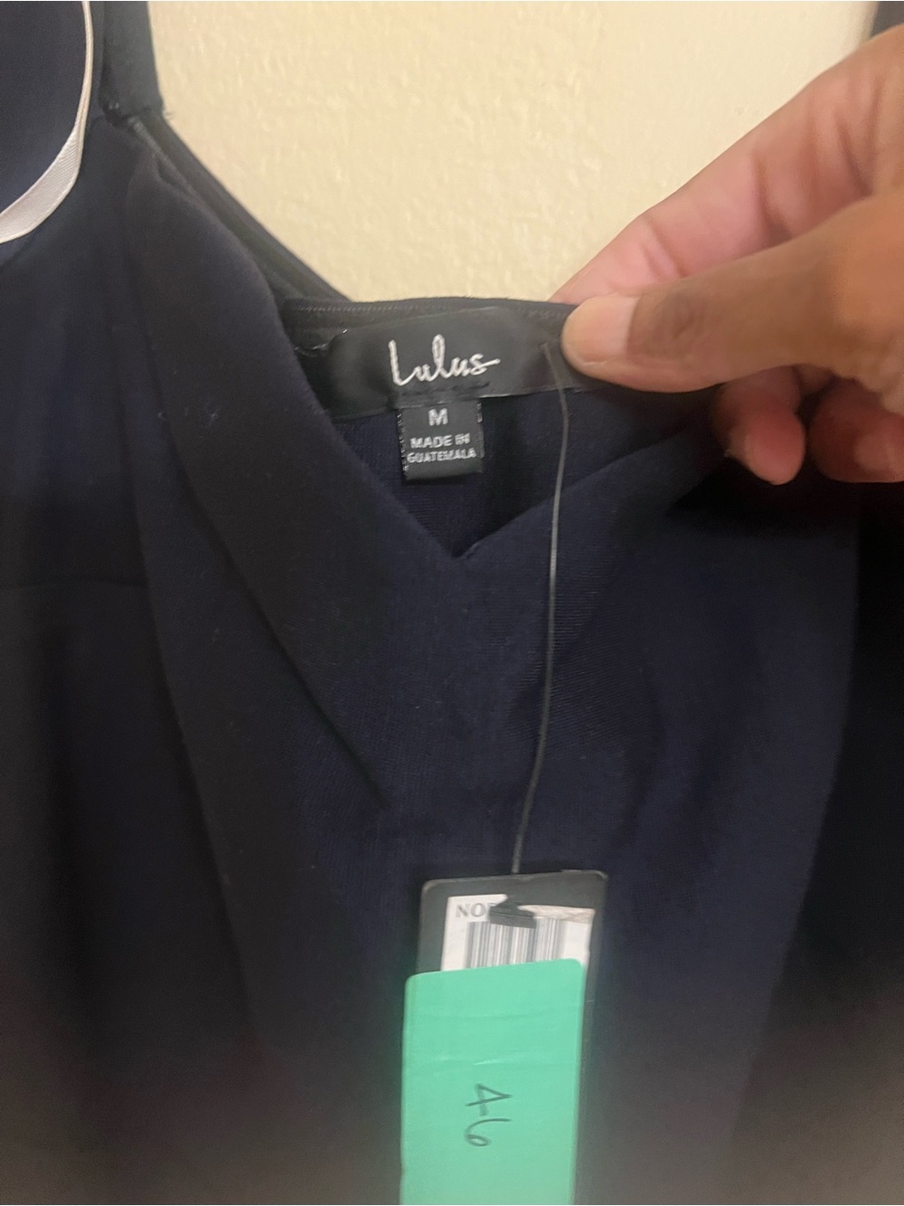 Lulu's Navy V-Neck Blazer Jacket